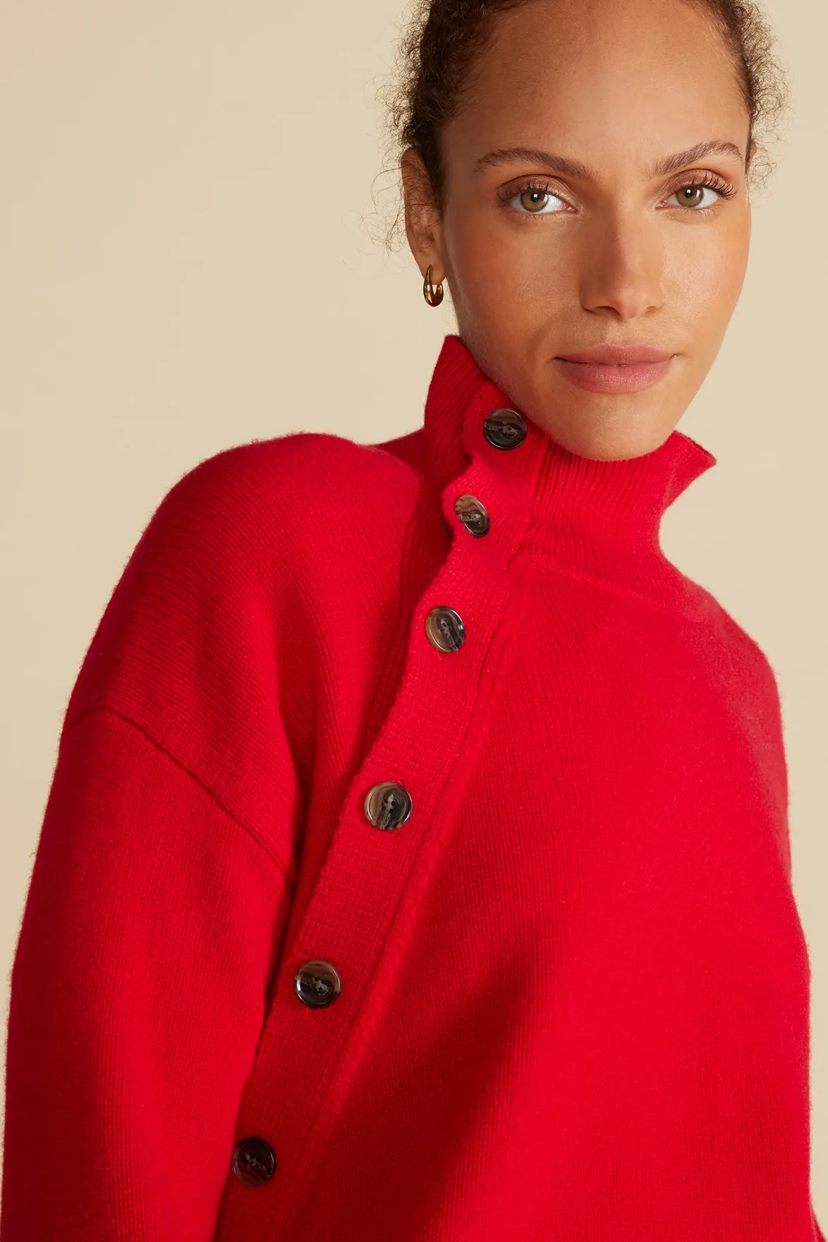 Sweaters & Cardigans^Amour Vert Leonie Turtleneck Sweater Red
