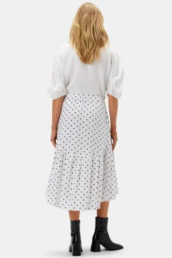 Skirts|Clearance^Amour Vert Lilly Pilly Lola Organic Linen Skirt PolkaDots