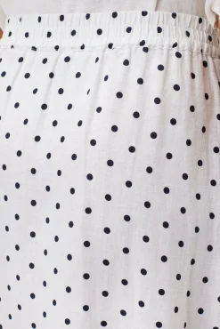 Skirts|Clearance^Amour Vert Lilly Pilly Lola Organic Linen Skirt PolkaDots