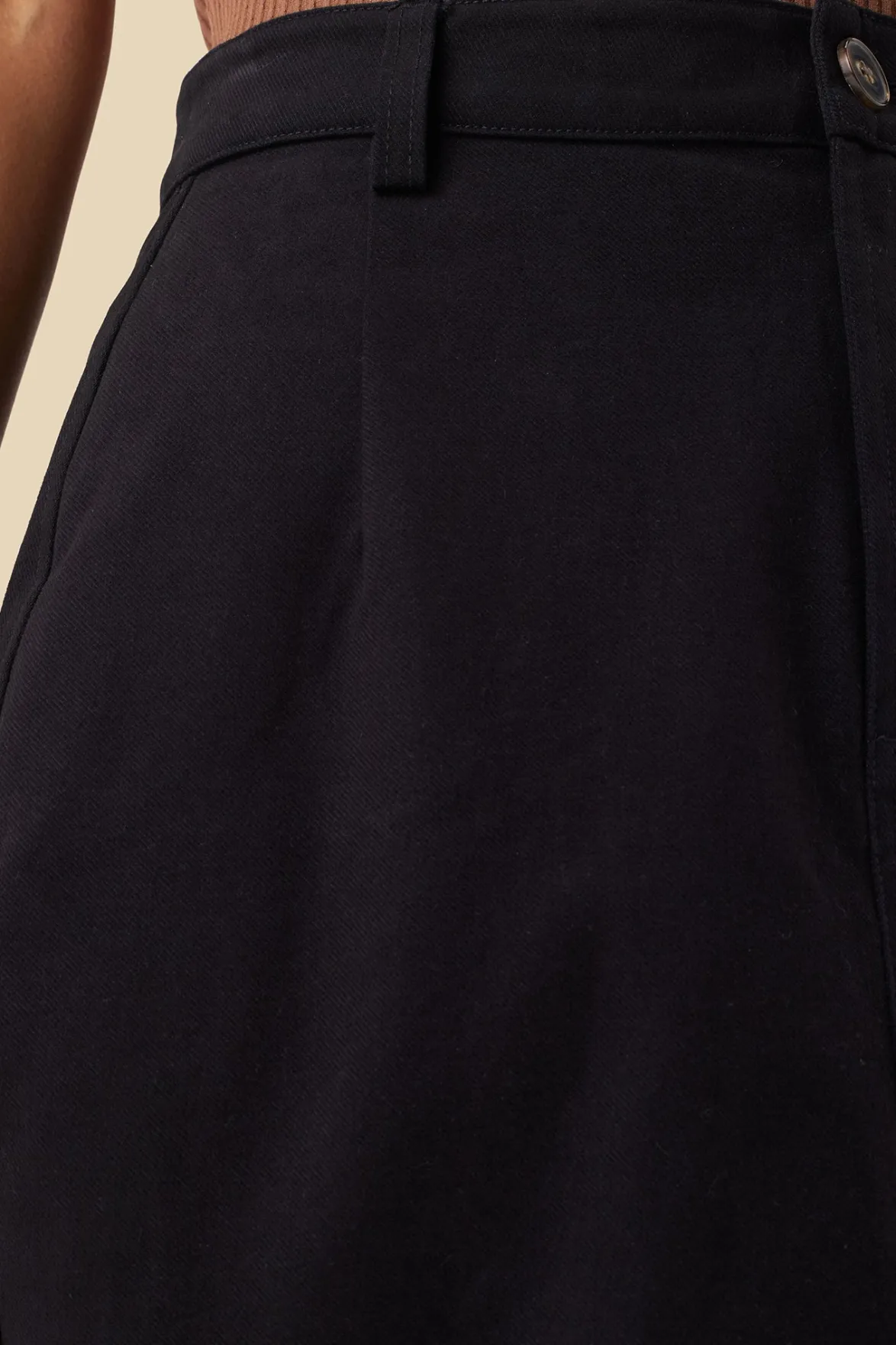 Skirts|Clearance^Amour Vert Lina Organic Cotton Skirt Black