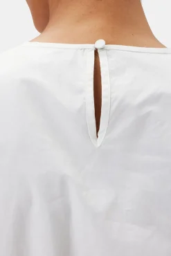 Tops|Clearance^Amour Vert Lisa Organic Cotton Poplin Top White