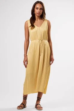 Dresses|Clearance^Amour Vert Lisbon Recycled Sateen Dress Anise