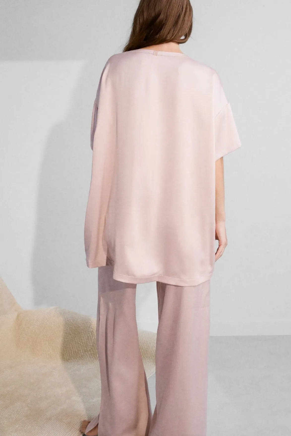 Loungewear^Amour Vert Lunya Washable Silk Tee Pant Set DelicatePink