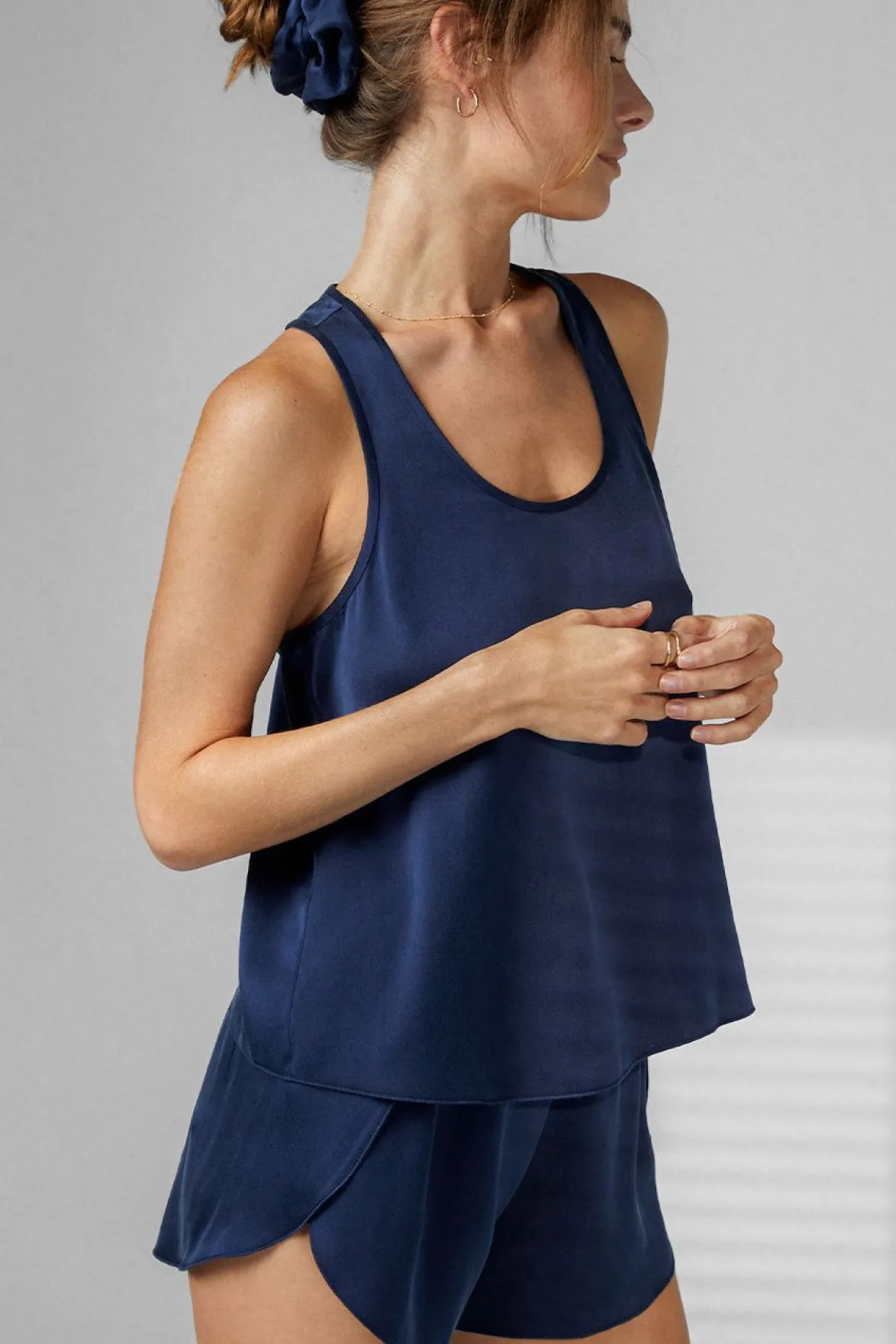 Loungewear^Amour Vert Lunya Washable Silk Tulip Back Set DeepBlue