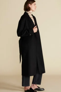 Jackets & Outerwear^Amour Vert Lya Felted Wool Coat Black