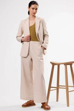 Clearance^Amour Vert Malia Cotton Linen Pant Natural