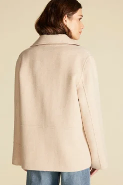 Jackets & Outerwear|Clearance^Amour Vert Marcel Wool Pea C Oat