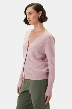Sweaters & Cardigans^Amour Vert Mason Cashmere Cardigan Peony