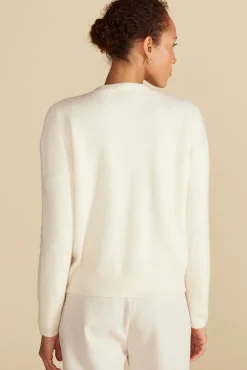 Sweaters & Cardigans^Amour Vert Mason Cashmere Cardigan Ivory