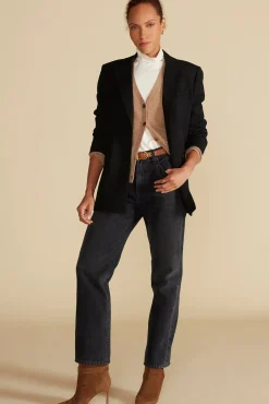 Sweaters & Cardigans^Amour Vert Mason Cashmere Cardigan Camel