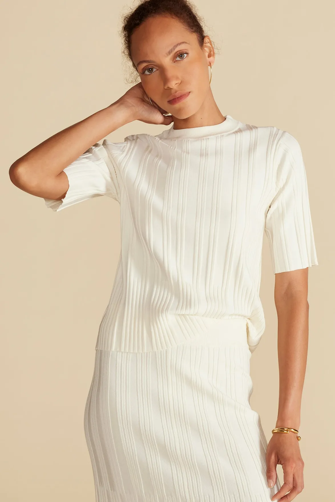 Tops|Clearance^Amour Vert Mirabelle Novelty Top Ivory