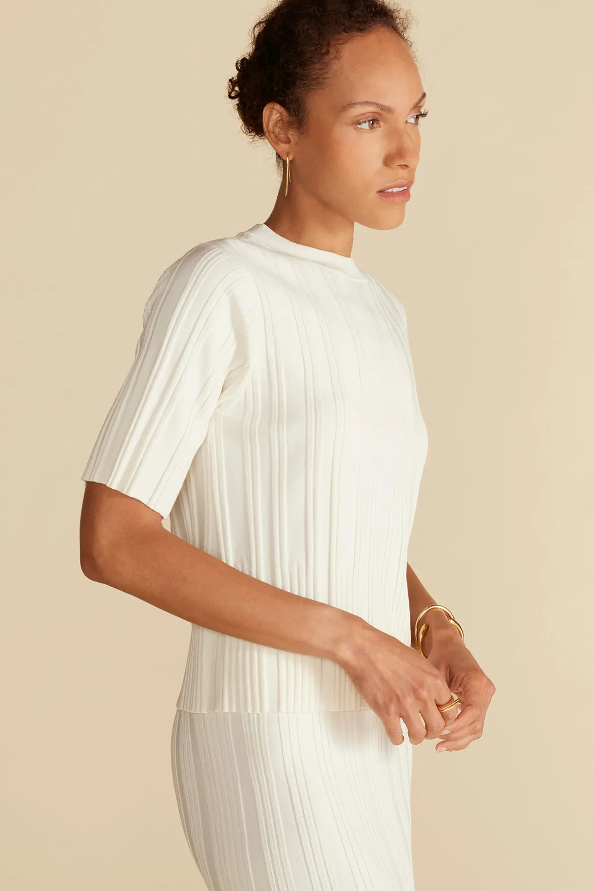 Tops|Clearance^Amour Vert Mirabelle Novelty Top Ivory