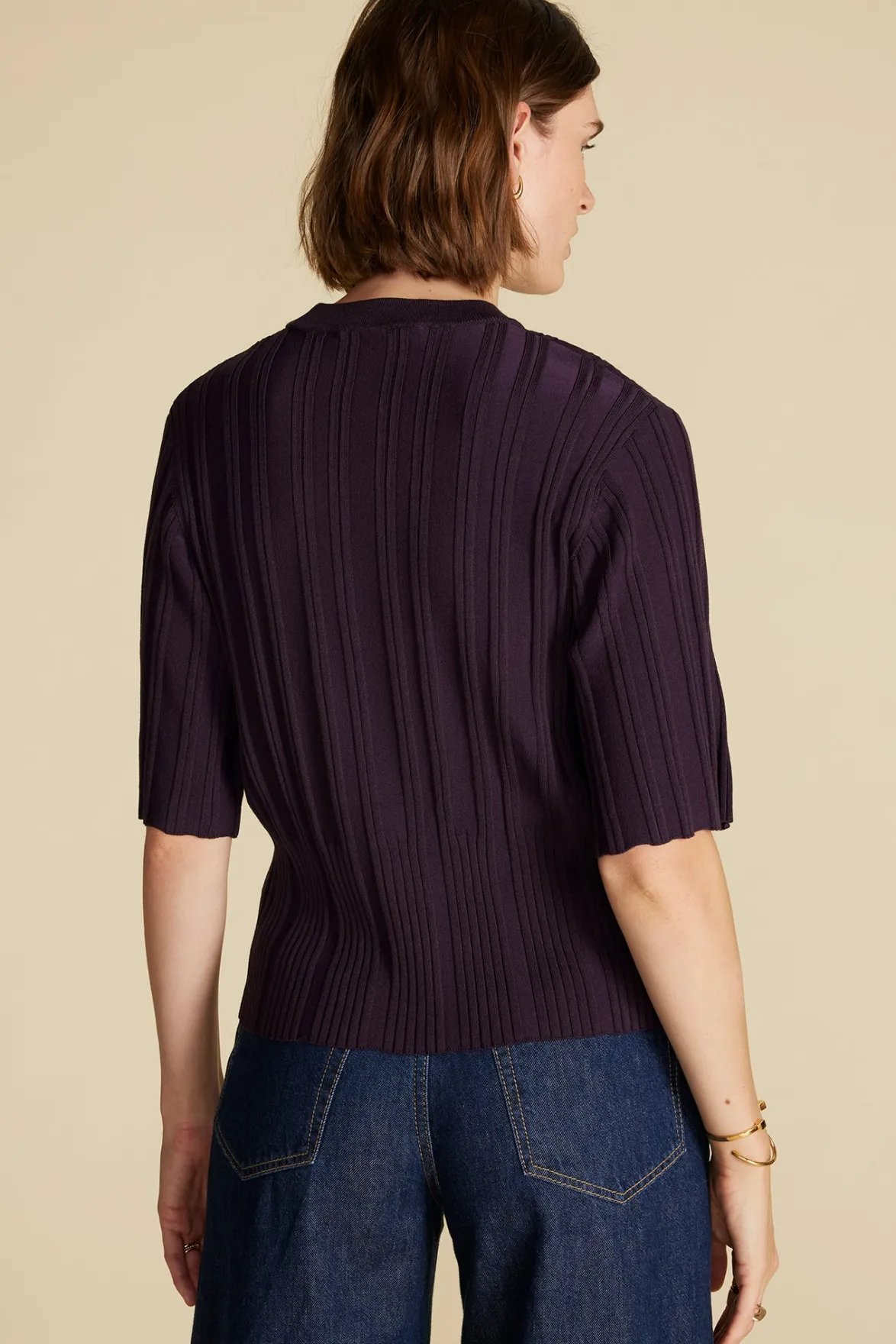 Tops|Clearance^Amour Vert Mirabelle Novelty Top PurpleFig