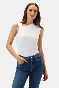 Tops|Clearance^Amour Vert Monique Modal Tank White