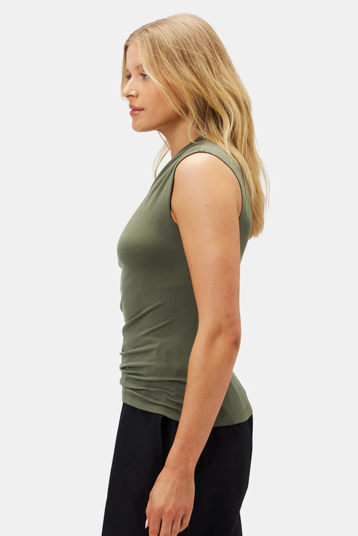 Tops|Clearance^Amour Vert Monique Modal Tank OliveGreen