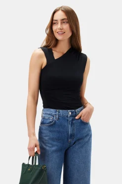Tops|Clearance^Amour Vert Monique Modal Tank Black