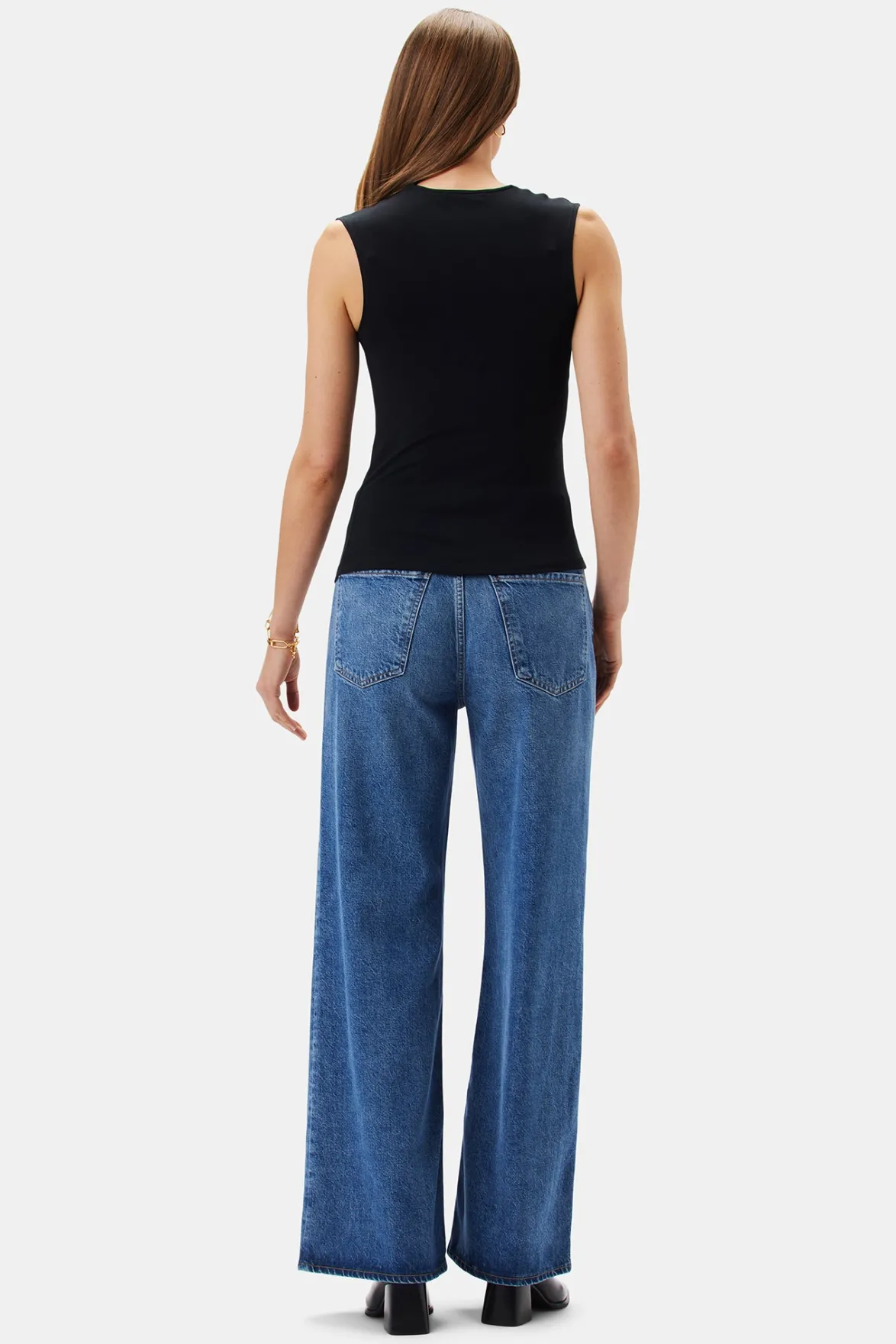 Tops|Clearance^Amour Vert Monique Modal Tank Black