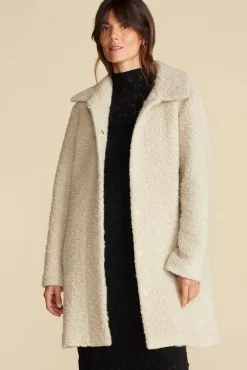 Jackets & Outerwear^Amour Vert Noelle Sherpa Coat Natural
