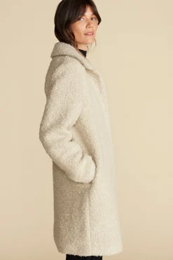 Jackets & Outerwear^Amour Vert Noelle Sherpa Coat Natural