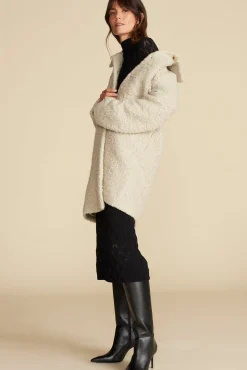 Jackets & Outerwear^Amour Vert Noelle Sherpa Coat Natural