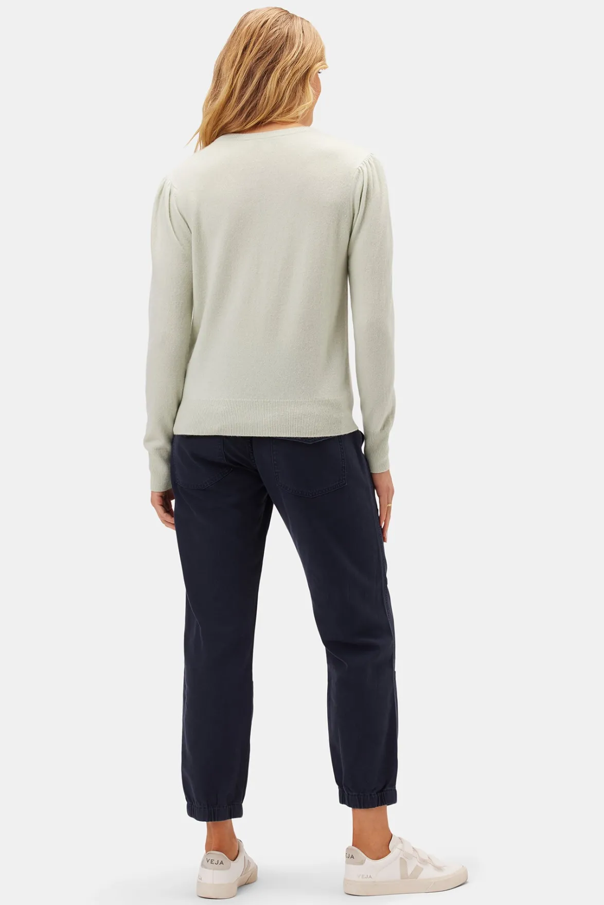 Sweaters & Cardigans|Clearance^Amour Vert Odilia Cashmere Sweater MintGreen