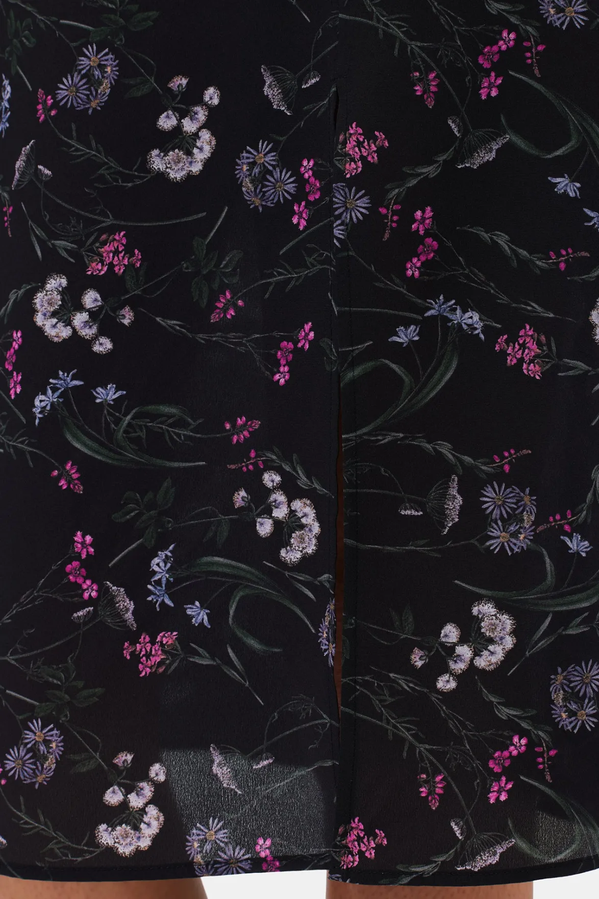Skirts|Clearance^Amour Vert Ollie Washable Silk Skirt CarolineBlack