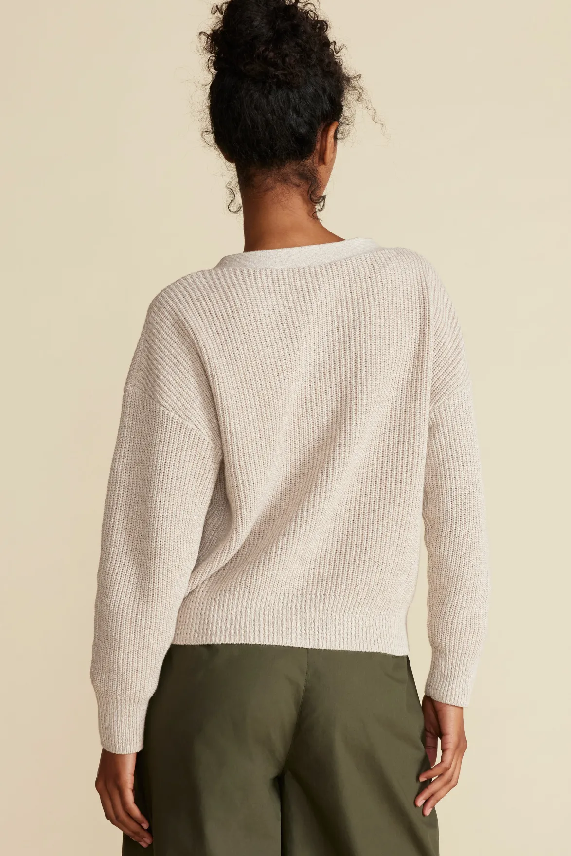 Sweaters & Cardigans|Clearance^Amour Vert Palmer Cardigan Sweater Oatmeal