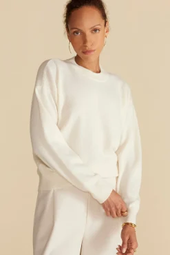 Sweaters & Cardigans^Amour Vert Pearl Cashmere Sweater Ivory