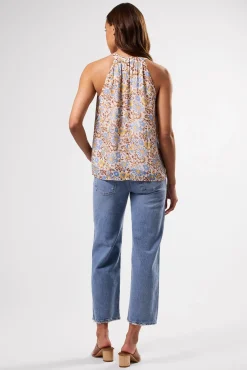 Tops|Clearance^Amour Vert Peggy Halter Top MarseilleCafe