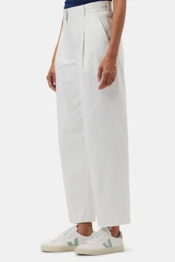 Clearance^Amour Vert Pleated Wide Leg Trouser White