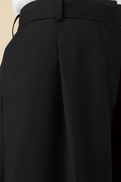 Clearance^Amour Vert Pleated Wide Leg Trouser Black