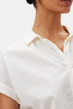 Tops|Clearance^Amour Vert Renata Full Placket Blouse Ivory
