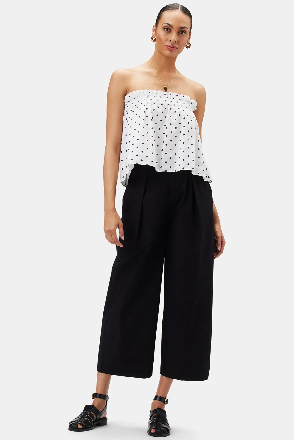 Clearance^Amour Vert Sammy Organic Cotton Poplin Pant Black