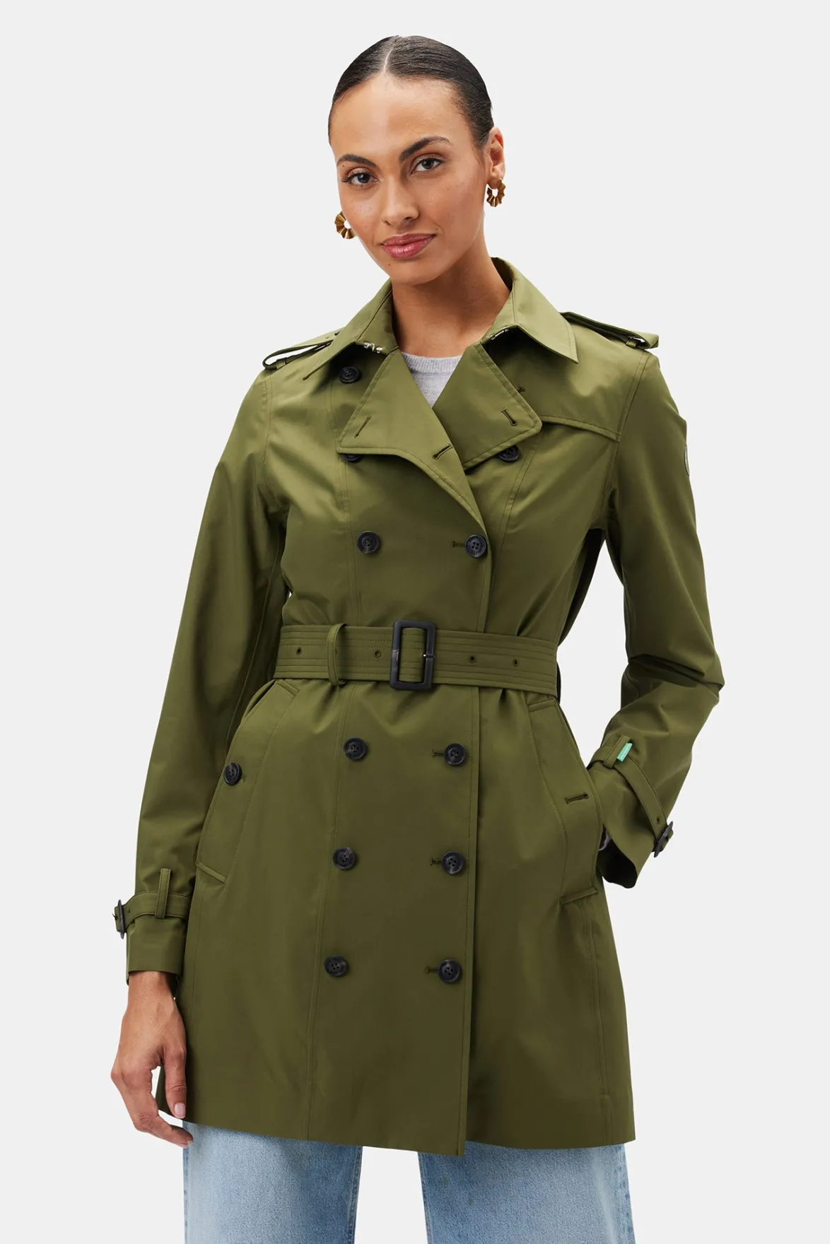 Jackets & Outerwear^Amour Vert Save the Duck Audrey Raincoat DustyOlive