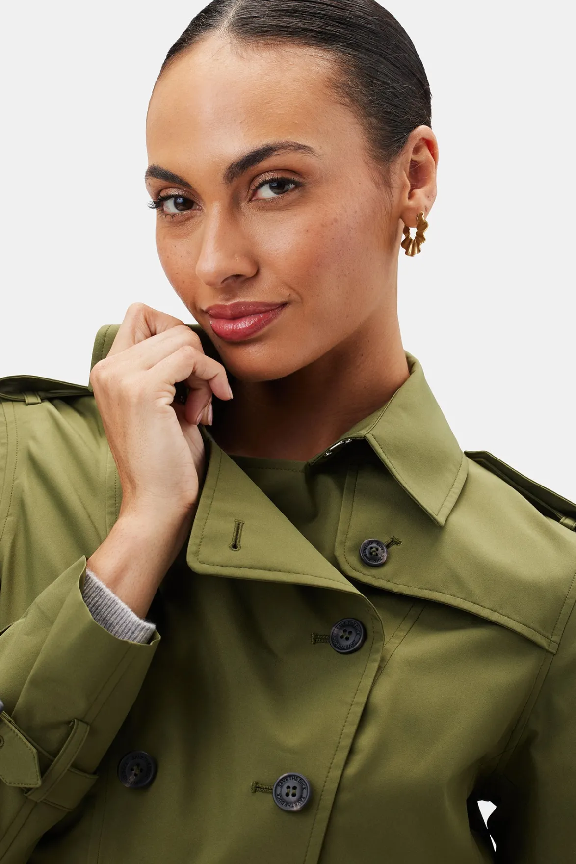 Jackets & Outerwear^Amour Vert Save the Duck Audrey Raincoat DustyOlive