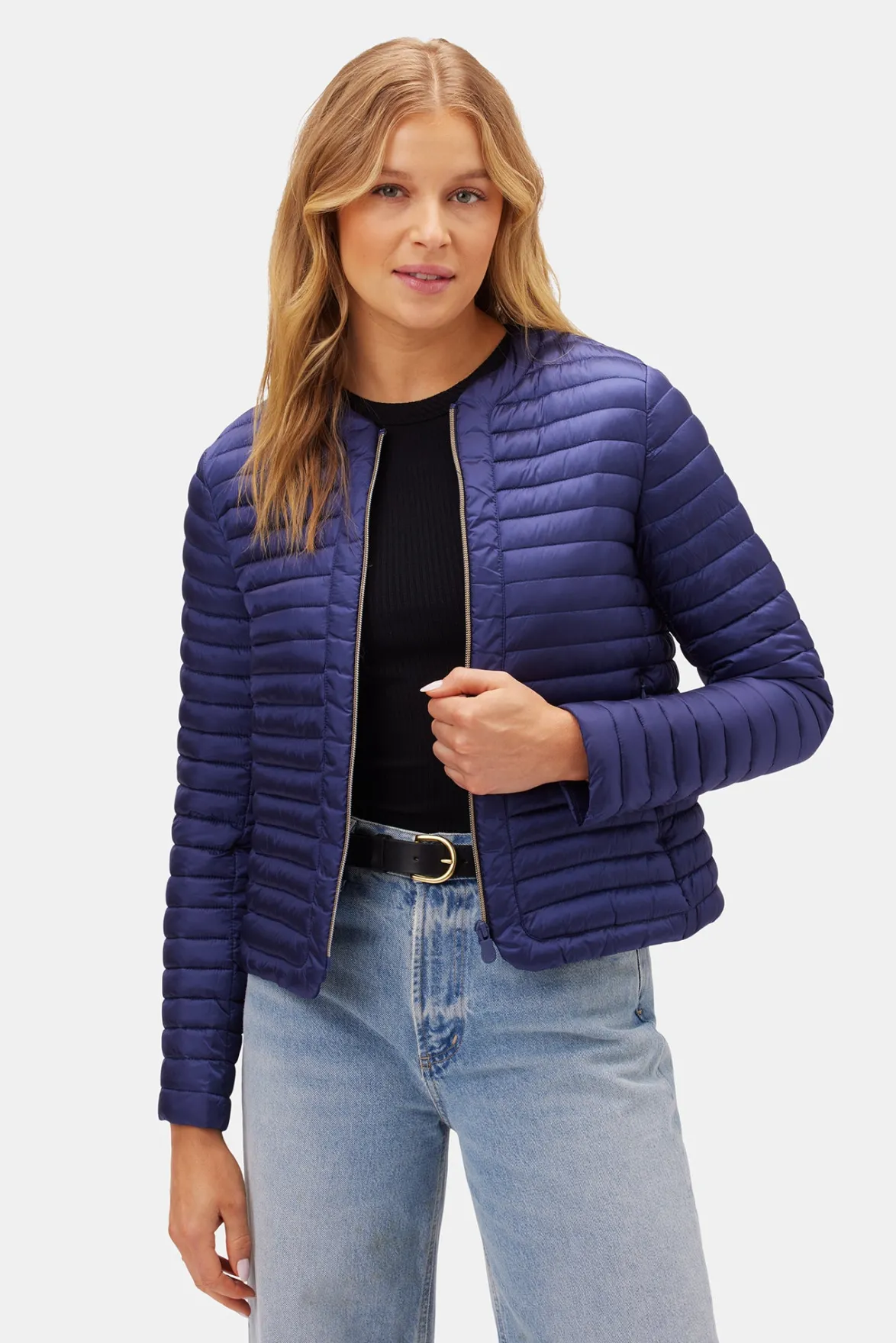 Jackets & Outerwear^Amour Vert Save The Duck Carina Puffer Jacket NavyBlue