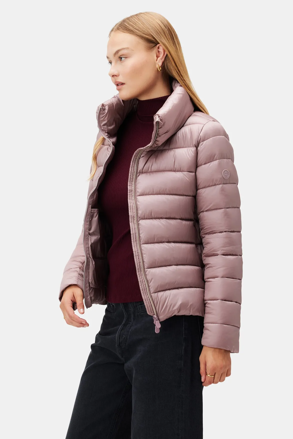 Jackets & Outerwear|Clearance^Amour Vert Save the Duck Elsie Puffer Jacket MistyRose