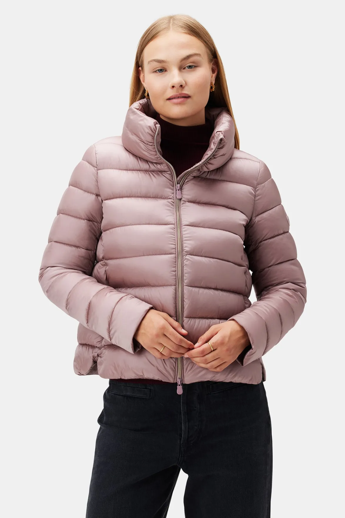 Jackets & Outerwear|Clearance^Amour Vert Save the Duck Elsie Puffer Jacket MistyRose