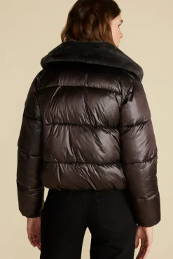 Jackets & Outerwear^Amour Vert Save the Duck Mireille Puffer Jacket BrownBlack