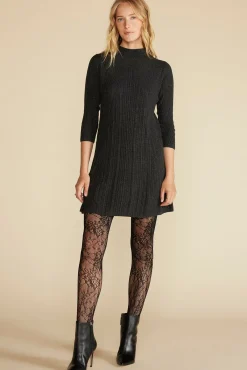 Dresses|Clearance^Amour Vert Sidony Mini Sweater Dress CharcoalGrey