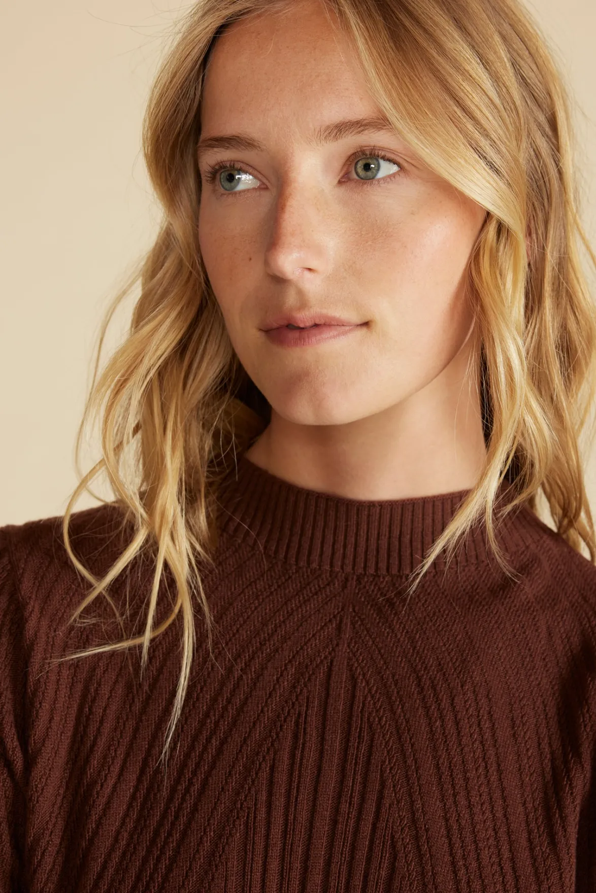 Dresses|Clearance^Amour Vert Sidony Mini Sweater Dress EspressoBrown