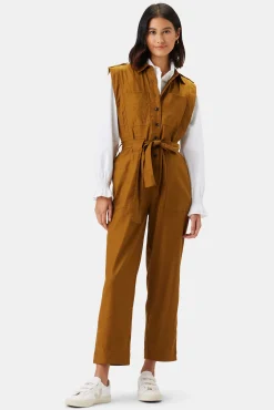 Jumpsuits|Clearance^Amour Vert Sienna Femme Fete Stretch Jumpsuit SpiceBrown