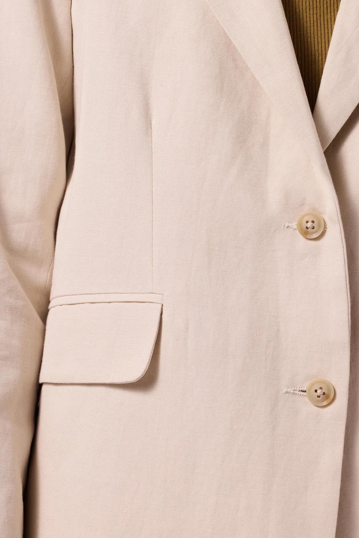 Clearance^Amour Vert Slim Tobie Summer Blazer Natural