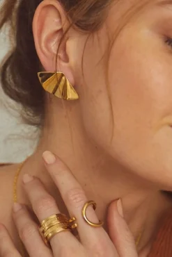 Jewelry^Amour Vert SOKO Fuliwa Climber Stud Earrings Gold