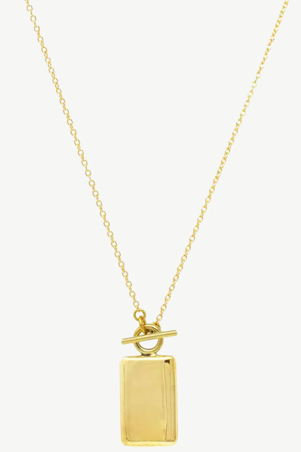 Jewelry^Amour Vert SOKO Rectangular Medallion Necklace Gold