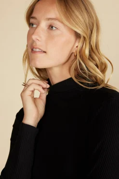 Dresses|Clearance^Amour Vert Solange Paris Rib Dress Black
