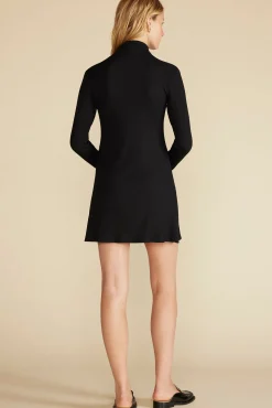 Dresses|Clearance^Amour Vert Solange Paris Rib Dress Black