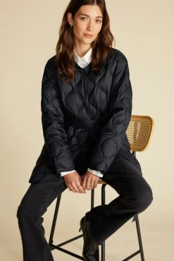 Jackets & Outerwear|Clearance^Amour Vert Solene Quilted Puffer Coat Black