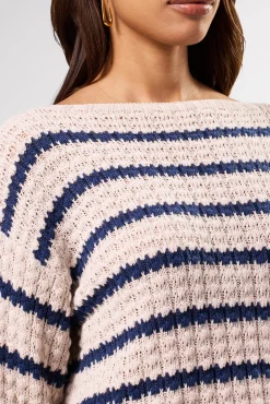 Sweaters & Cardigans|Clearance^Amour Vert Stripe Novelty Sweater OatNavyStripe