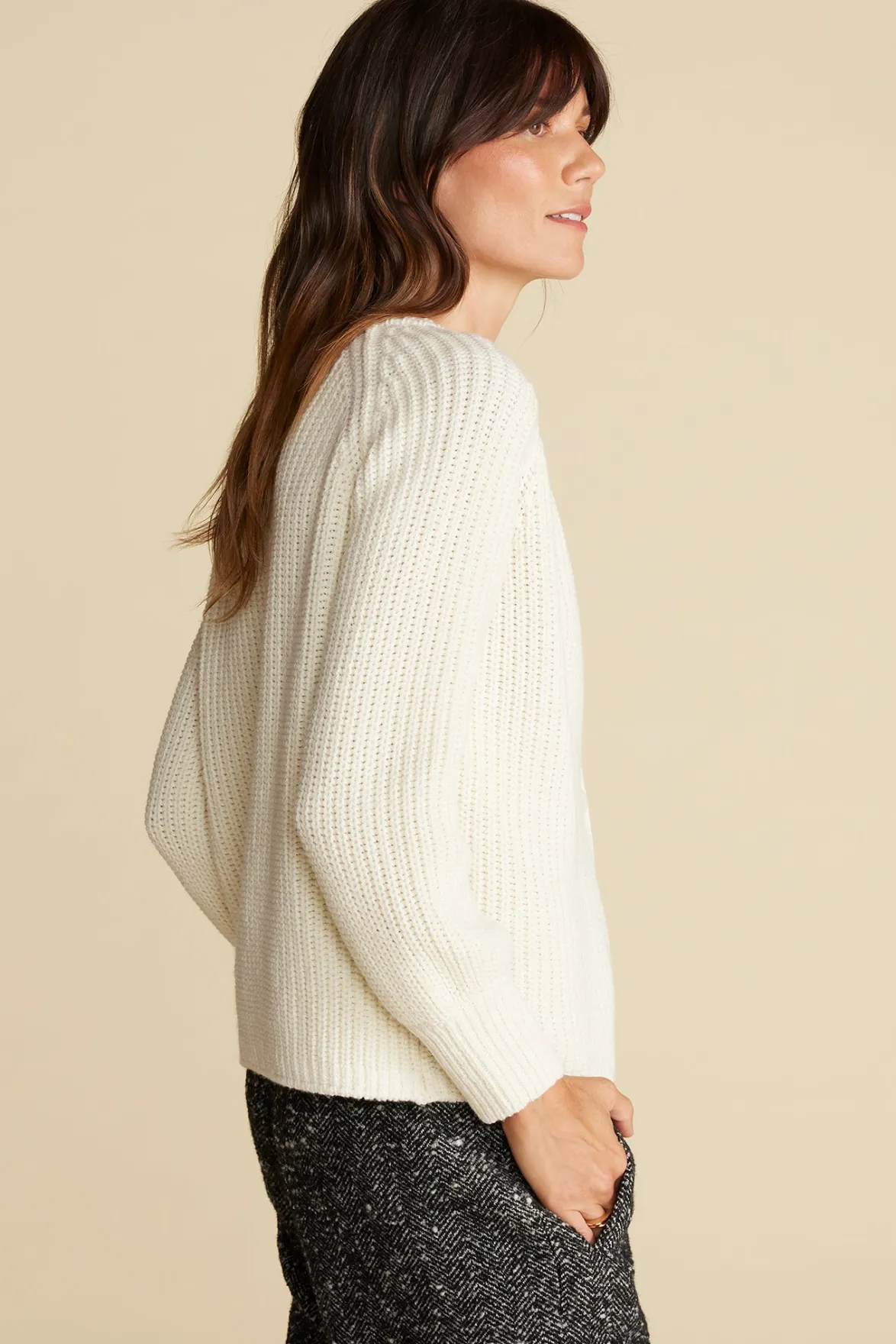 Sweaters & Cardigans^Amour Vert Tabitha Cardigan White